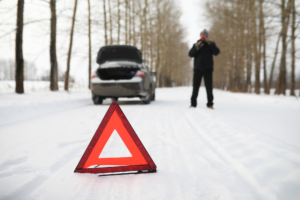 Abschleppen im Winter