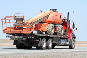 Transport von Garten- und Baumaschinen
