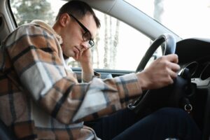 Sekundenschlaf beim Autofahren